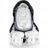 Конверт зимний меховой AMAROBABY SNOWY BABY КОЛОС, белый, 105 см AMARO-6101-KL