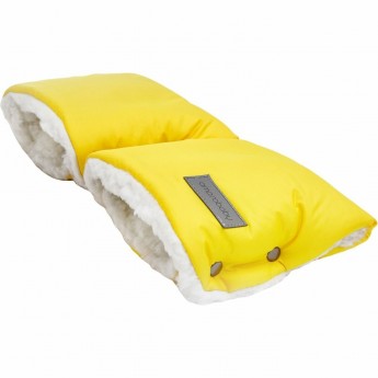 Муфты на ручку коляски AMAROBABY SNOWY TRAVEL, желтые