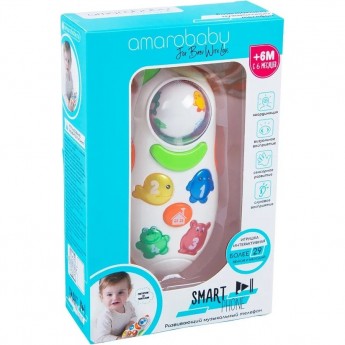 Музыкальный развивающий телефон AMAROBABY SMART PHONE