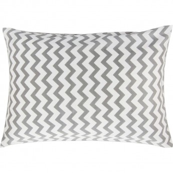 Наволочка AMAROBABY ЗИГЗАГ, серая, 50х70 см