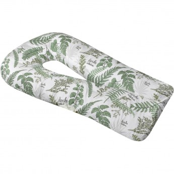 Наволочка к подушке для беременных AMAROBABY EXCLUSIVE SOFT COLLECTION, ПАПОРОТНИКИ, U-образная, 340х35 см Наволочка к подушке для беременных AMAROBABY EXCLUSIVE SOFT COLLECTION, ПАПОРОТНИКИ, U-образная, 340х35 см