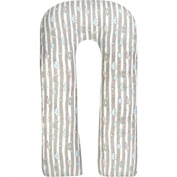 Наволочка к подушке для беременных AMAROBABY U-образная 340х35 Радуга Наволочка к подушке для беременных AMAROBABY U-образная 340х35 Радуга