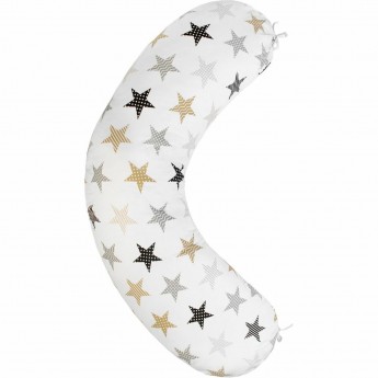 Наволочка к подушке для беременных AMAROBABY ЗВЕЗДЫ ПЭЧВОРК, 170х25 см