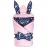 Одеяло на выписку AMAROBABY BUNNY ХАЙЧИКИ, утепленное, розовое/синее AB22-60BUNNY-Zsi