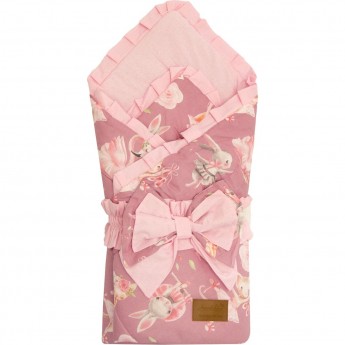 Одеяло на выписку AMAROBABY HAPPY НЕЖНЫЙ ТАНЕЦ, розовый