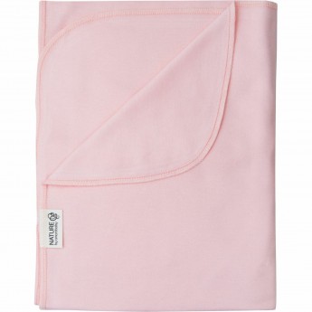 Пеленка трикотажная AMAROBABY NATURE ESSENCE, розовый, р-р 90х120 см