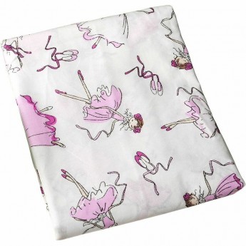 Пододеяльник AMAROBABY БАЛЕРИНЫ на молнии, поплин, 147х112 см