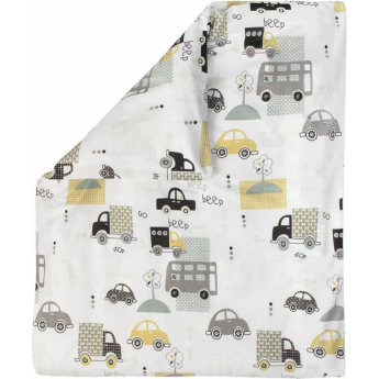 Пододеяльник AMAROBABY ГОРОД на молнии 147х112 бязь