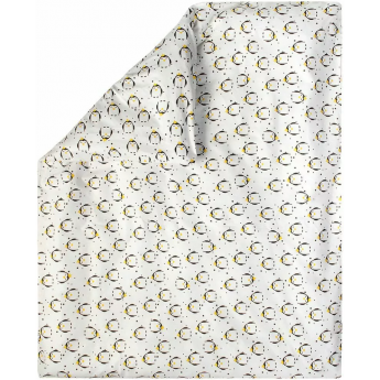 Пододеяльник AMAROBABY ПИНГВИНЫ на молнии 147х112 бязь