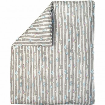 Пододеяльник AMAROBABY РАДУГА, на молнии, бязь, 147х112 см