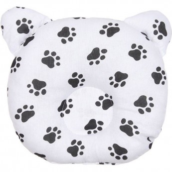 Подушка анатомическая AMAROBABY FIRST PILLOW лапки черные