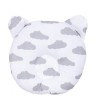 Подушка анатомическая AMAROBABY FIRST PILLOW ОБЛАКА, серая AMARO-40FP-OS