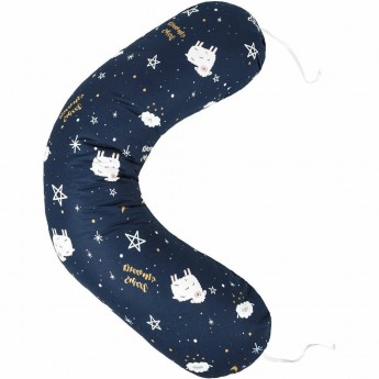 Подушка для беременных AMAROBABY GALAXY. синяя, 170х25 см