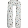 Подушка для беременных AMAROBABY ИНДЕЙЦЫ, U-образная, 340х35 см AMARO-40U-In