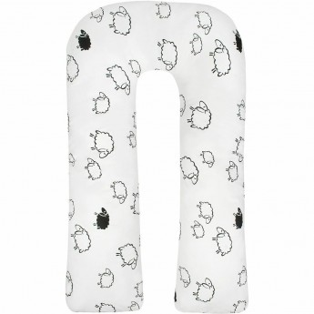Подушка для беременных AMAROBABY ОВЕЧКИ, U-образная, 340х35 см Подушка для беременных AMAROBABY ОВЕЧКИ, U-образная, 340х35 см