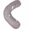 Подушка для беременных AMAROBABY PRINCESS, серая, 170х25 см AMARO-4001-Prin