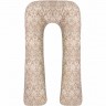 Подушка для беременных AMAROBABY, U-образная, 340х35 см AMARO-40U-DK
