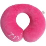 Подушка для шеи AMAROBABY SOFT BAGEL, малиновая AMARO-43SB-M0