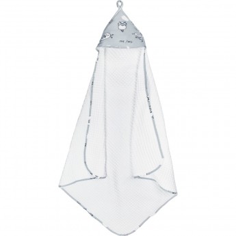 Полотенце детское вафельное с уголком AMAROBABY WAFFLE, 90х90 см