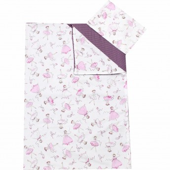 Постельное белье 1,5-спальное AMAROBABY TIME TO SLEEP, АМЕЛИ, белое