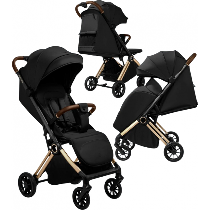 Прогулочная коляска AMAROBABY HANDY черный/золотой AB25-10HANDY/0929 Прогулочная коляска AMAROBABY HANDY черный/золотой AB25-10HANDY/0929