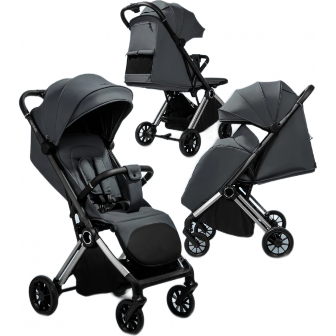 Прогулочная коляска AMAROBABY HANDY серый/серебряный AB25-10HANDY/1130 Прогулочная коляска AMAROBABY HANDY серый/серебряный AB25-10HANDY/1130