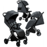 Прогулочная коляска AMAROBABY HANDY серый/серебряный AB25-10HANDY/1130