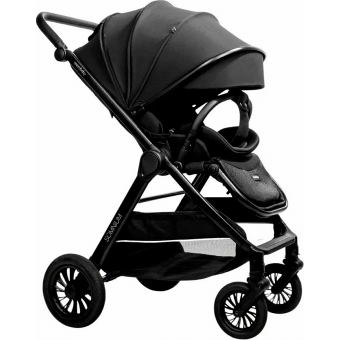 Прогулочная коляска AMAROBABY SOMNIUM с реверсивным блоком чёрный AB25-10SOMNIUM/09 Прогулочная коляска AMAROBABY SOMNIUM с реверсивным блоком чёрный AB25-10SOMNIUM/09