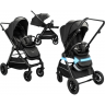 Прогулочная коляска AMAROBABY SOMNIUM с реверсивным блоком чёрный AB25-10SOMNIUM/09