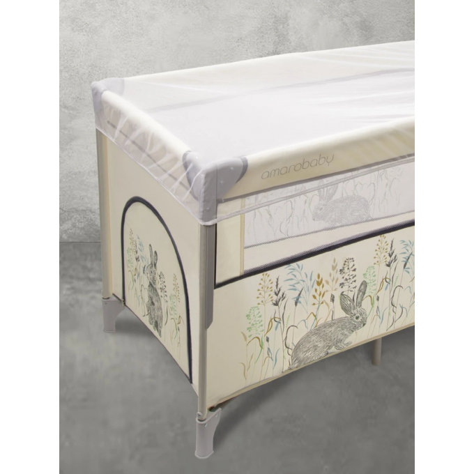 Сетка москитная для манежей AMAROBABY универсальная, белый AB25-37MS/00 Сетка москитная для манежей AMAROBABY универсальная, белый AB25-37MS/00