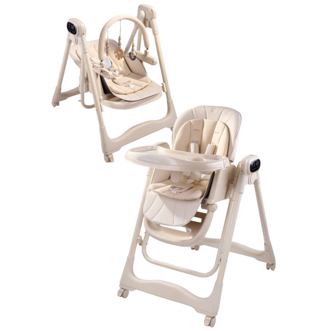 Стульчик для кормления многофункциональный AMAROBABY LEGACY бежевый AB26-23LEG/03