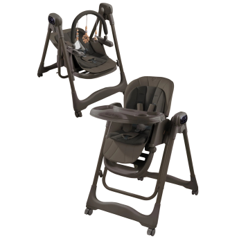 Стульчик для кормления многофункциональный AMAROBABY LEGACY коричневый