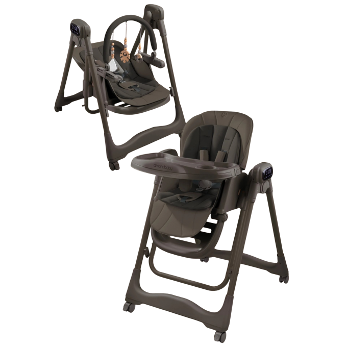 Стульчик для кормления многофункциональный AMAROBABY LEGACY коричневый AB26-23LEG/12