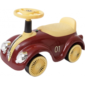 Толокар AMAROBABY RETRO красный/желтый Толокар AMAROBABY RETRO красный/желтый