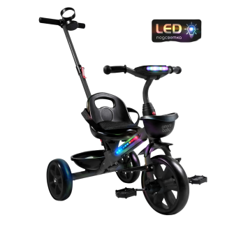 Велосипед детский трехколесный AMAROBABY SCOUT черный