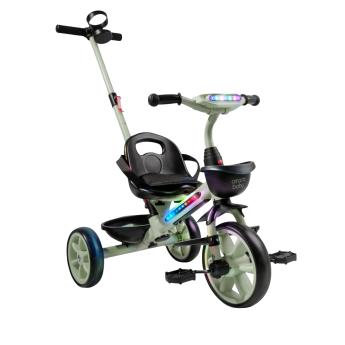 Велосипед детский трехколесный AMAROBABY SCOUT зеленый