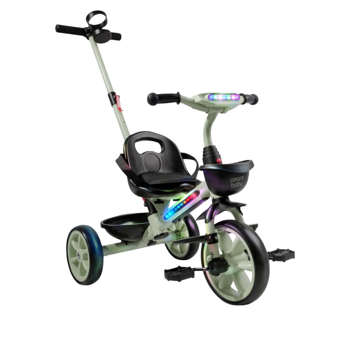 Велосипед детский трехколесный AMAROBABY SCOUT зеленый AB25-36SC/13