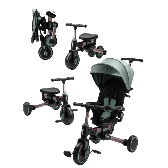 Велосипед многофункциональный AMAROBABY MULTIRIDE зеленый AB25-36MR/13